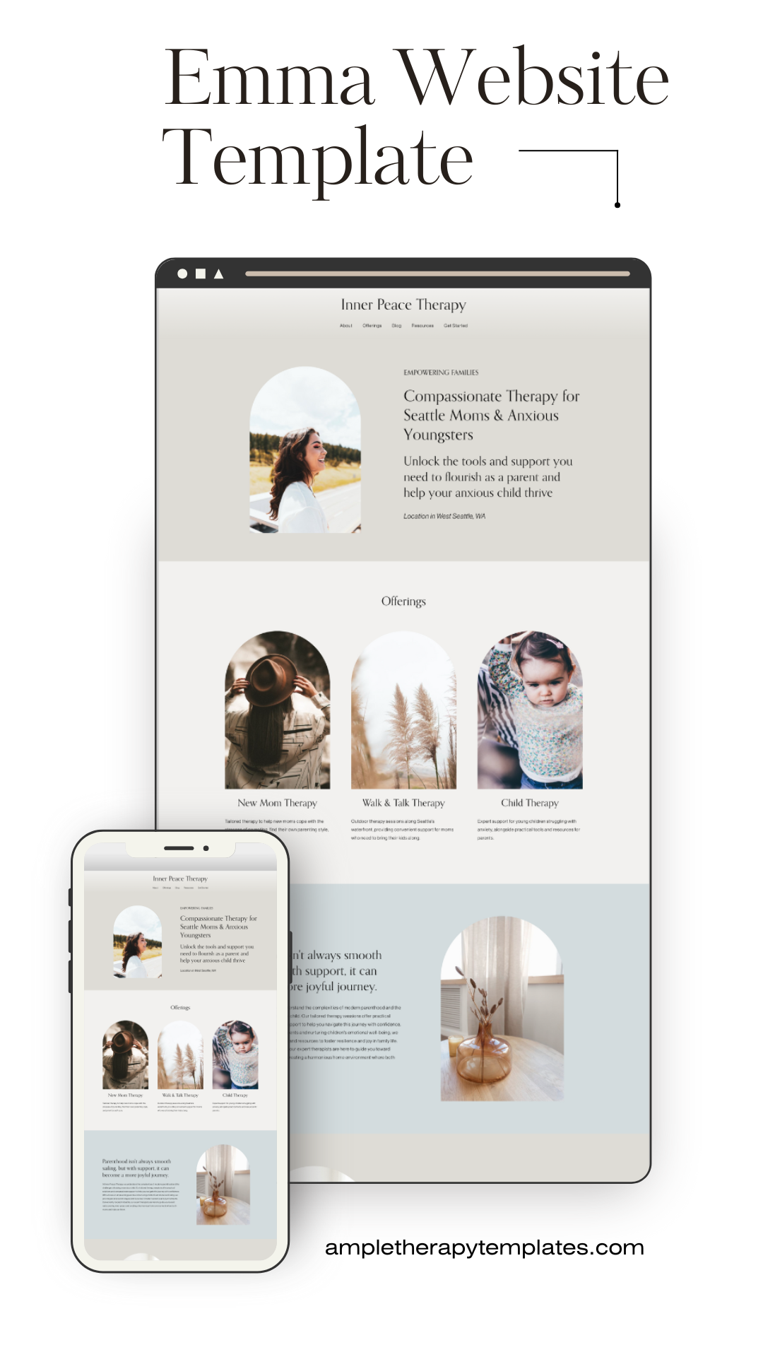 Emma Luxury Website Template